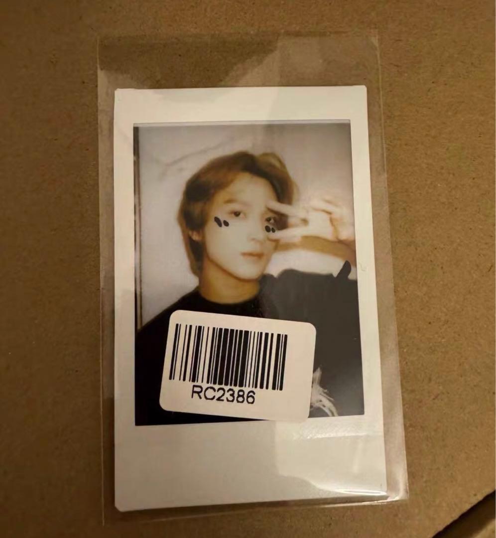 nct   kms 中華　サイン入り　ヘチャン　当選者限定ポラロイド