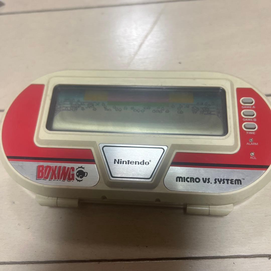 ニンテンドーゲームウォッチボクシング動作確認してませんジャンク品
