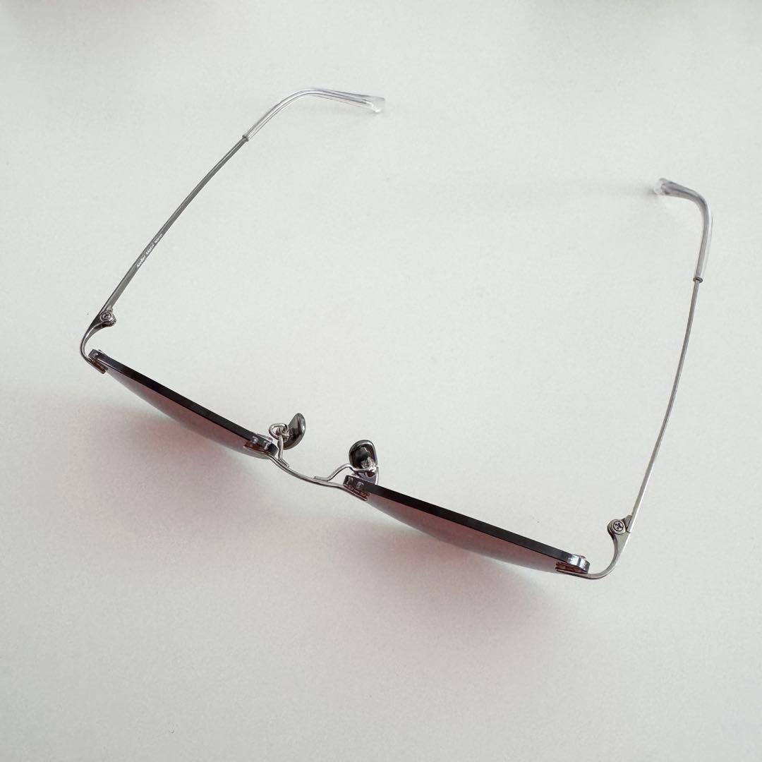 アトリエマクリ リムレス takamama別注 アーモンド型 レッド