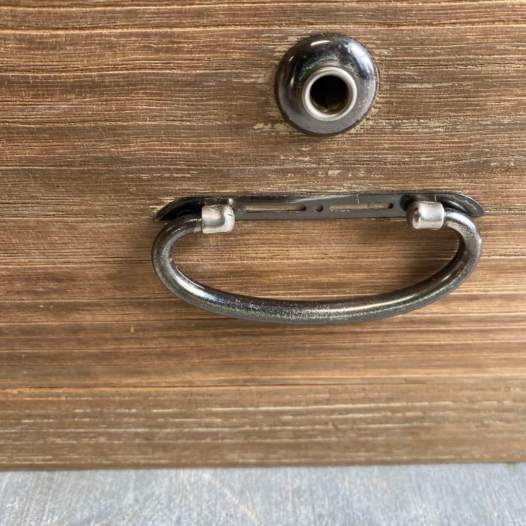 ヴィンテージ 箪笥 チェスト テレビ台 桐 杉 無塗装 昭和レトロ z434