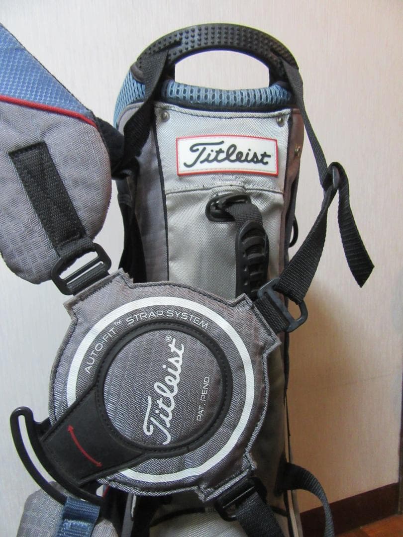 ★☆★タイトリスト★スタンドバック★フードなし★青／灰★☆★