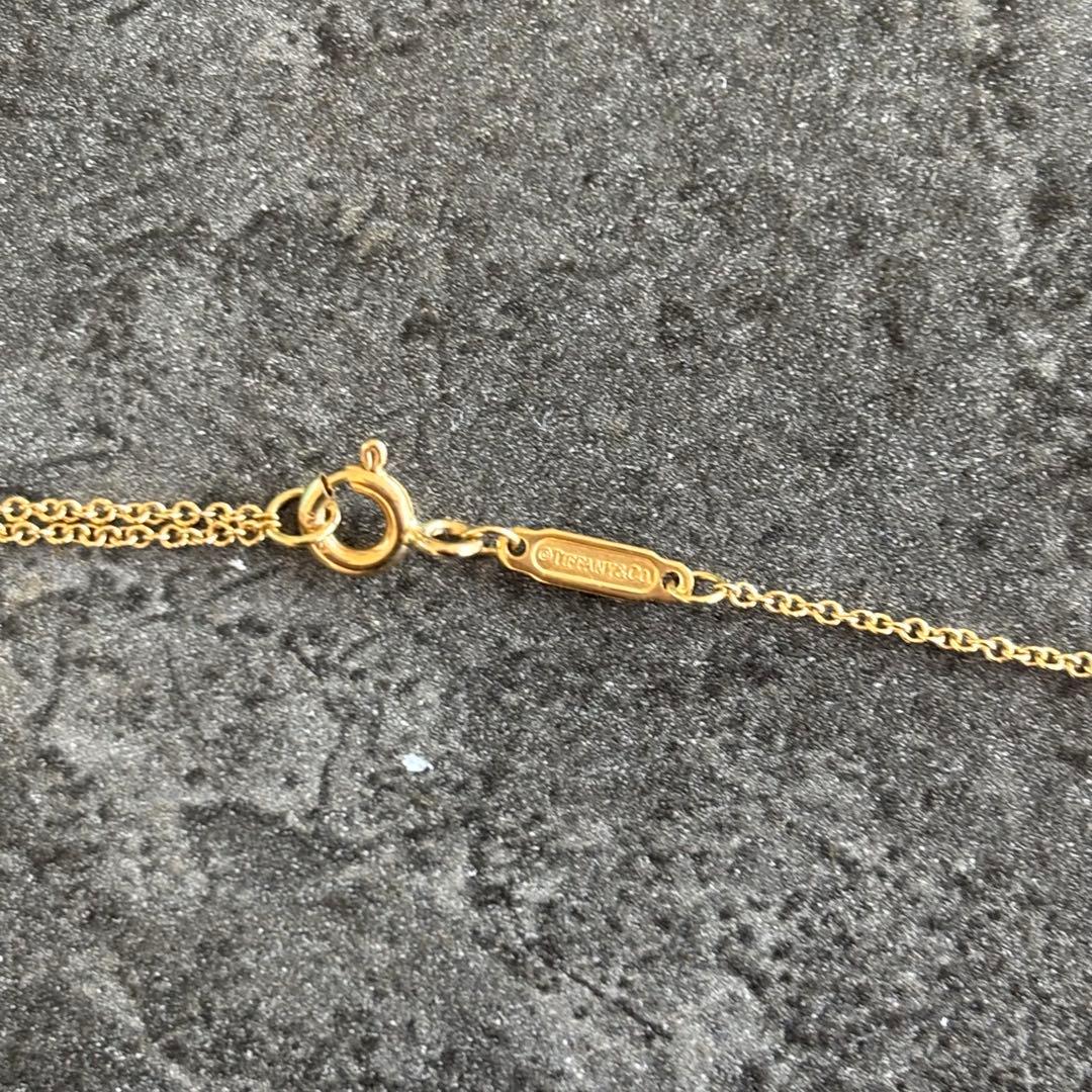 ティファニー Tスマイル ミニ ネックレス イエローゴールド