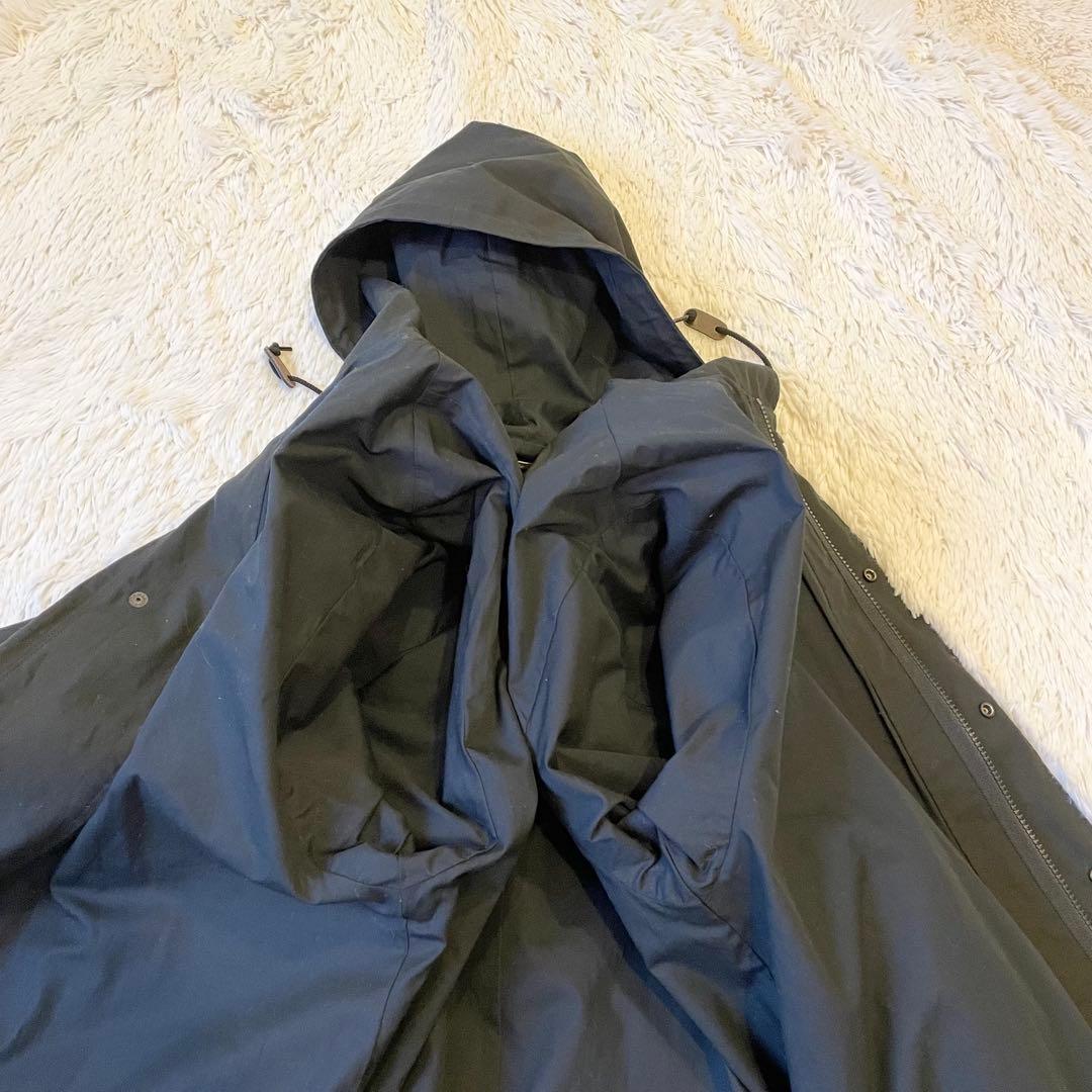 A BATHING APE エイプ モッズコート ブラック XLサイズ