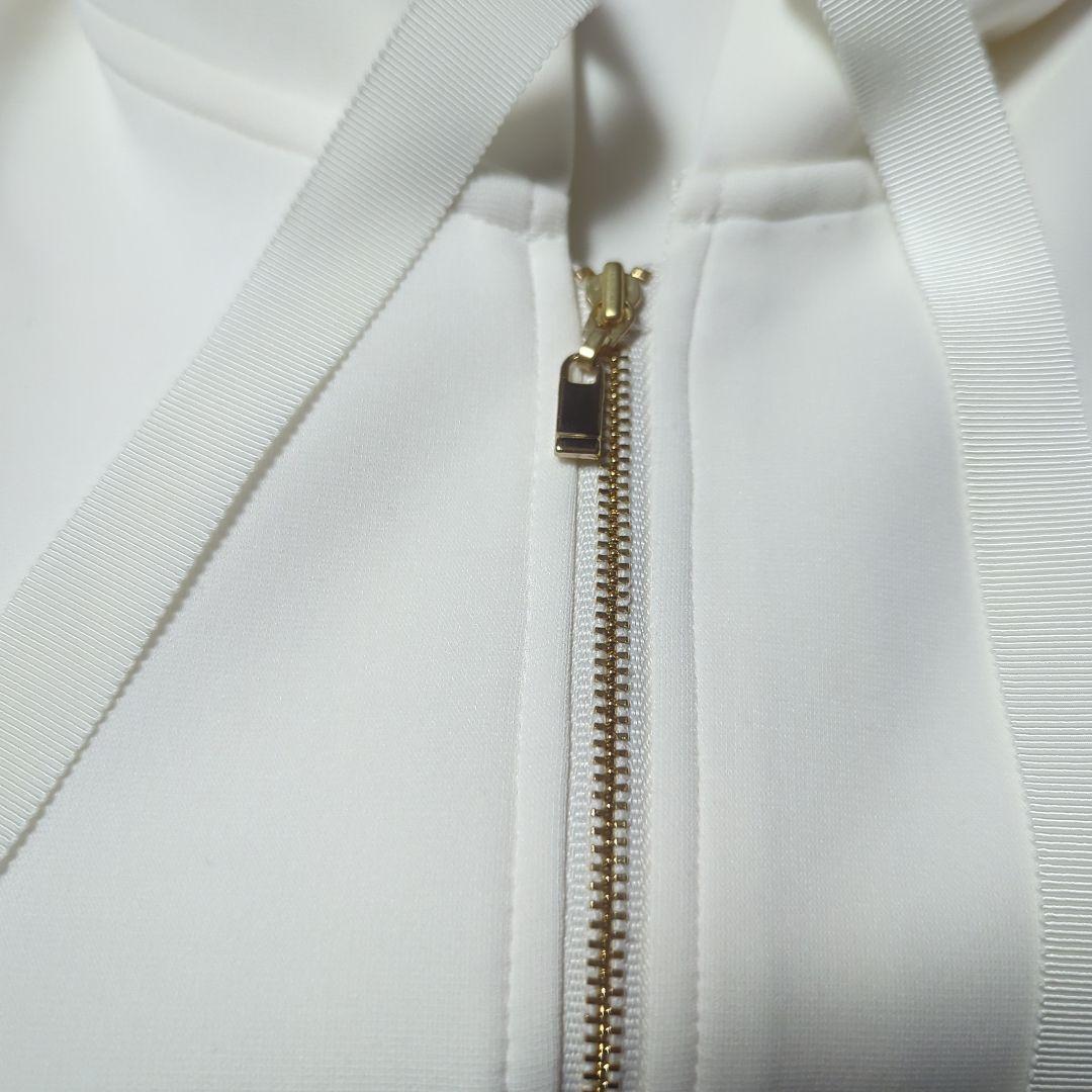 ANAYI　ダブルジャージーペプラムパーカー38