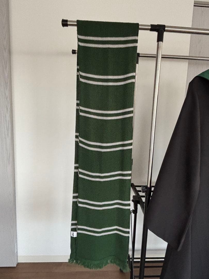 スリザリンローブ フード付きマフラーセット　サイズＬ　パーク内購入1度着用