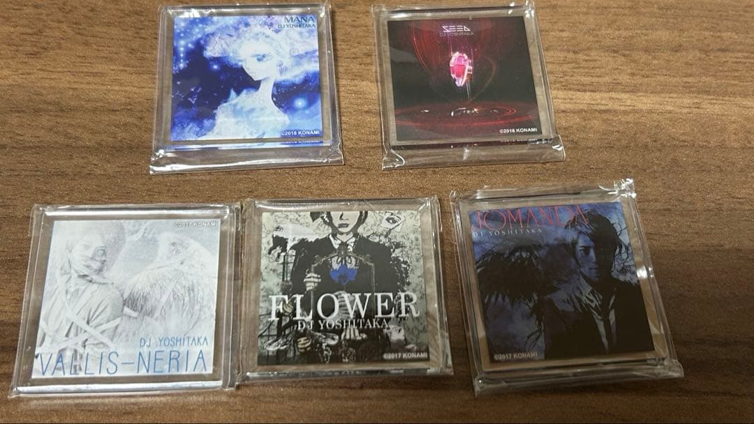 BEMANI DJ YOSHITAKA楽曲 アクリルキーホルダー 5種セット