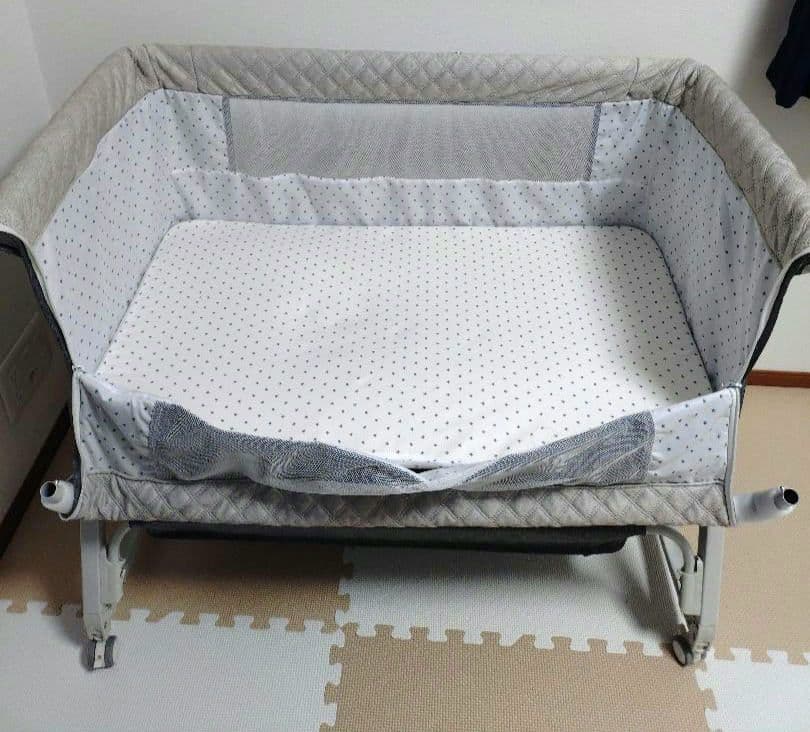 ベビーベッド 添い寝 新生児ベッド 高さ6段調節可能