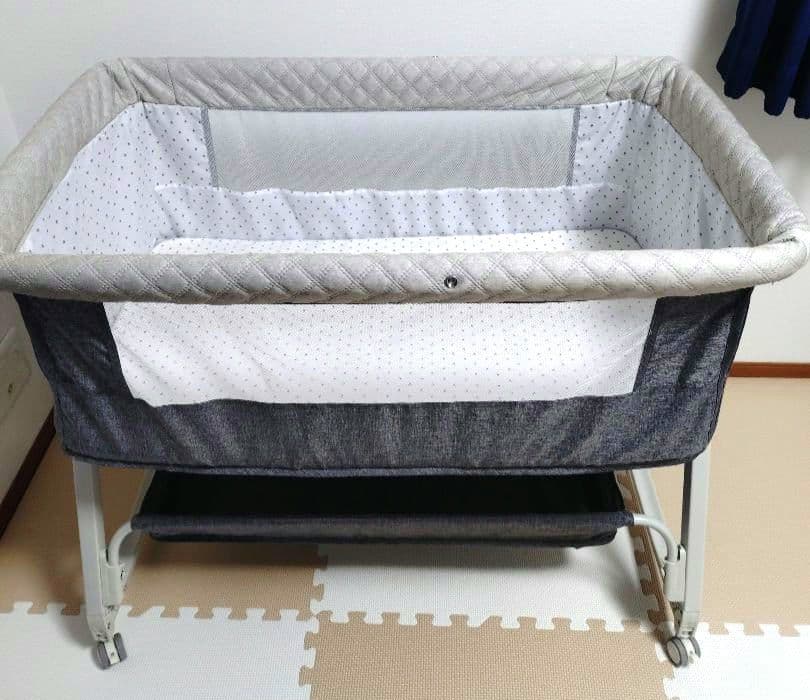 ベビーベッド 添い寝 新生児ベッド 高さ6段調節可能