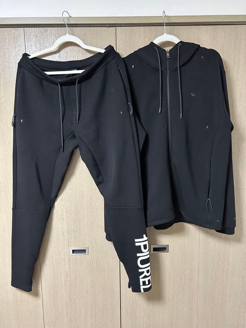 1PIU1UGUALE3 RELAX セットアップ スウェット ブラック L