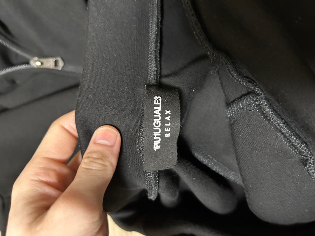 1PIU1UGUALE3 RELAX セットアップ スウェット ブラック L