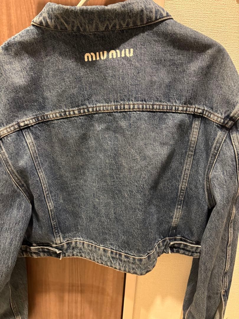 MIU MIU クロップドデニムジャケット