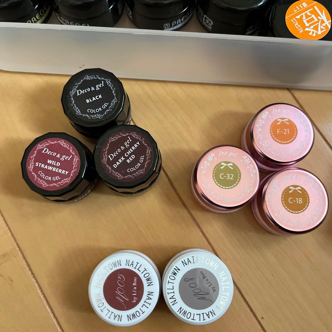 プリジェル　ネイリストset カラーand筆andライトなど