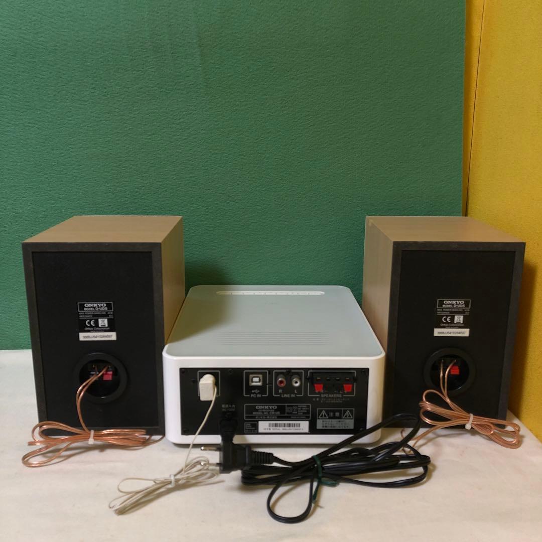 て37● ONKYO CR-U5X CDコンポ リモコン付き