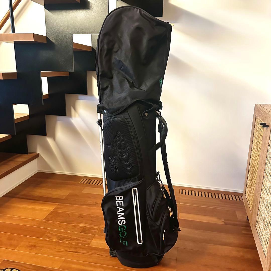 BEAMSGOLF スタンド付きゴルフバッグ ブラック
