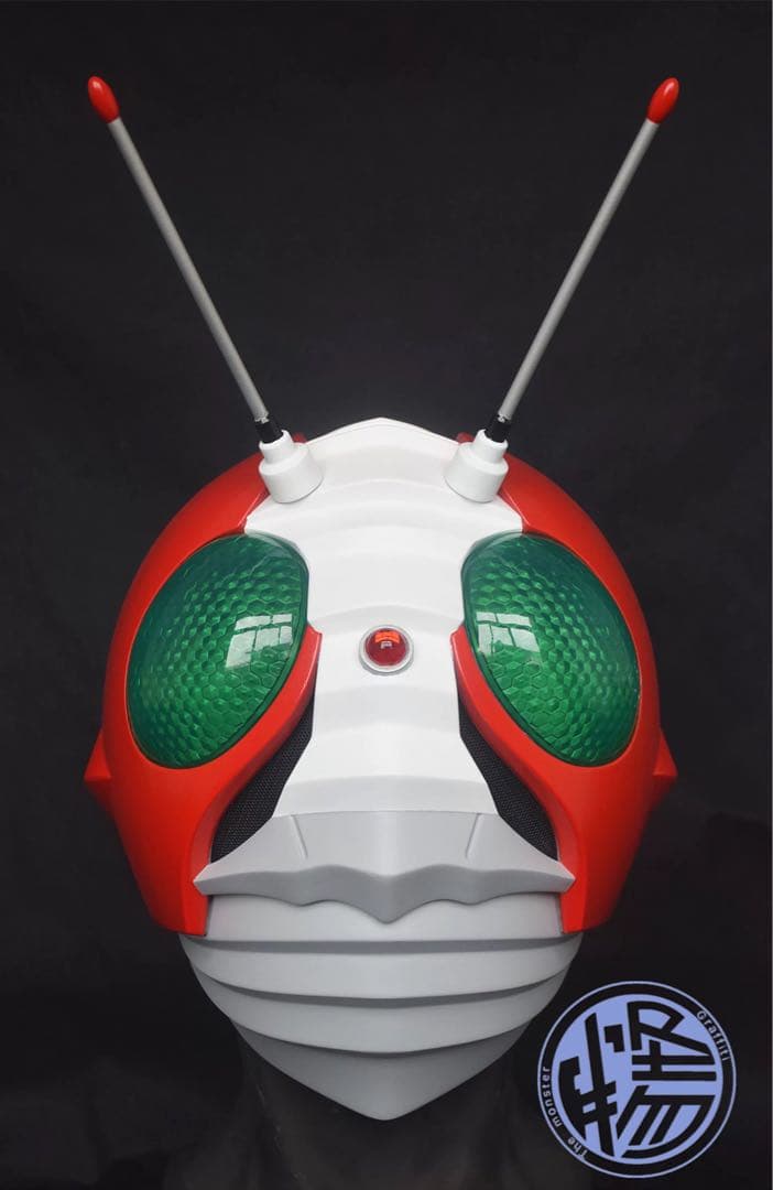 【美品】【未使用】マスク　アトラク　コスプレ　仮面ライダー 1/1プロップ