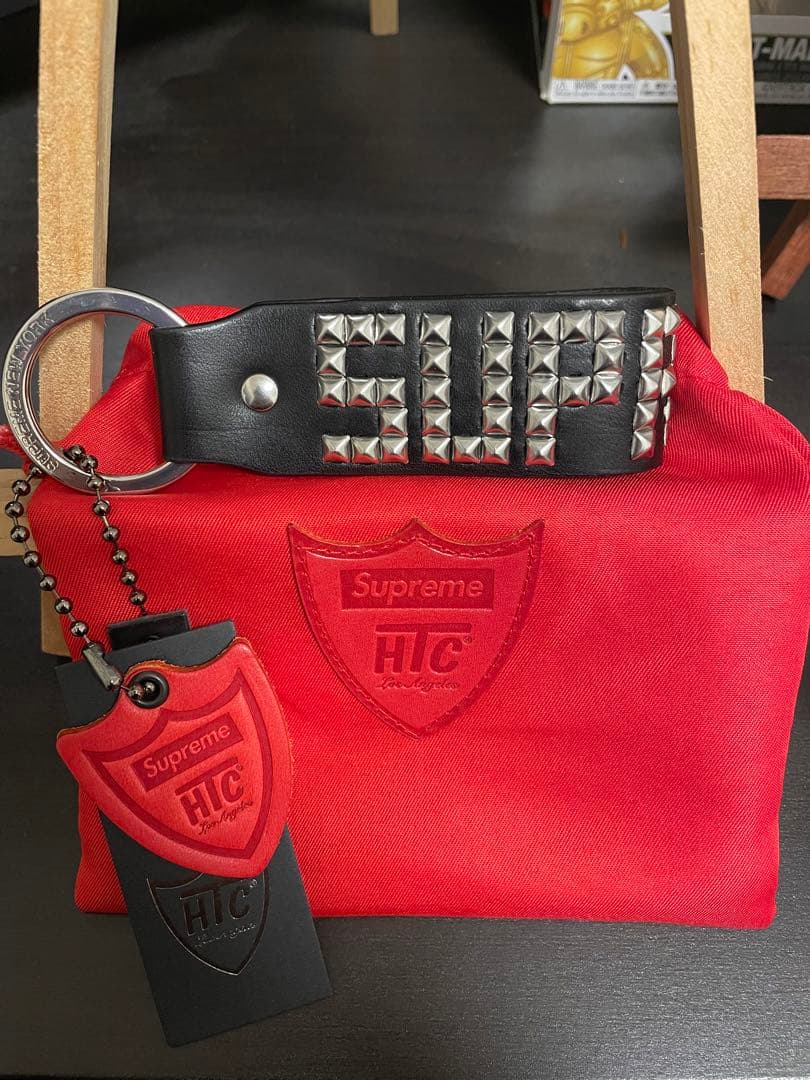 ★【新品＊未使用品】Supreme×HTC キーチェーン　ブラック　レザー★
