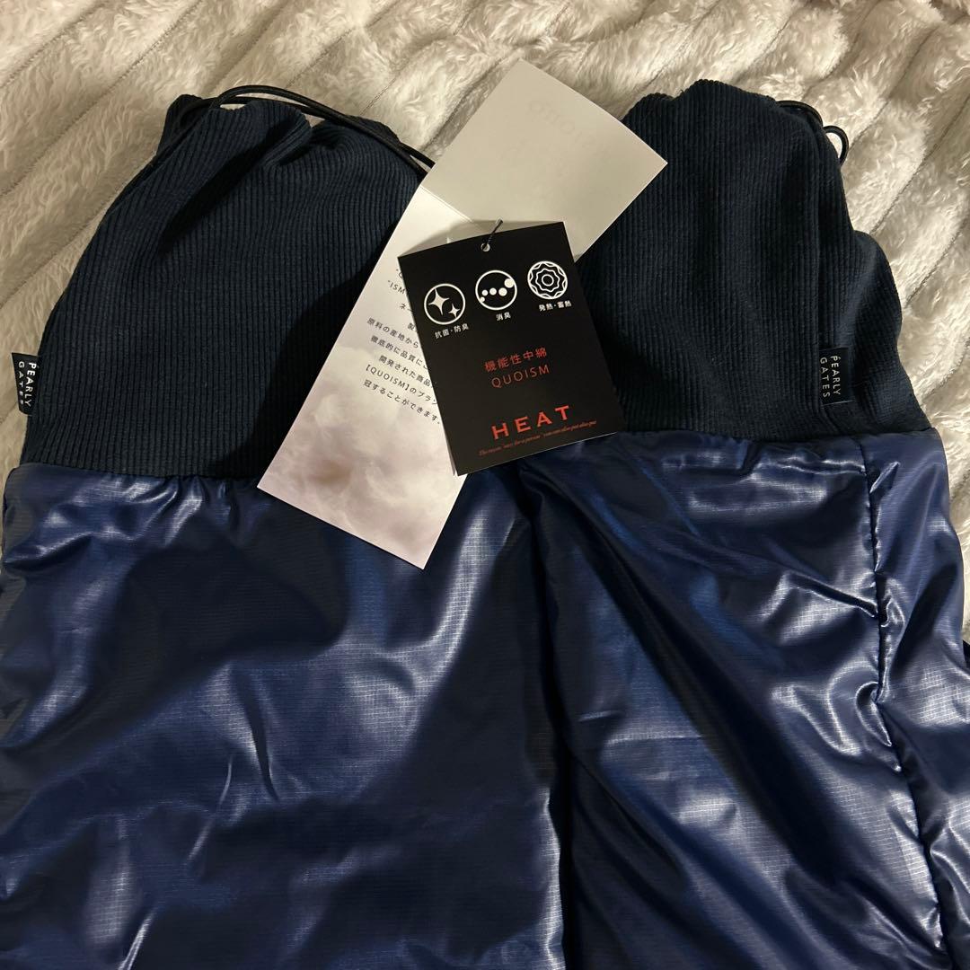 PEARLY GATES レディース　レッグウォーマー ネイビー