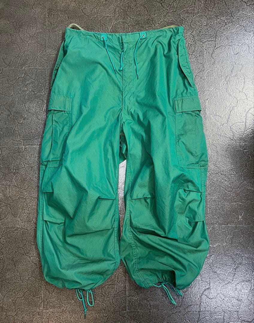 50s 後染め m-51 M カーゴパンツ オーバーパンツ グリーン M-R