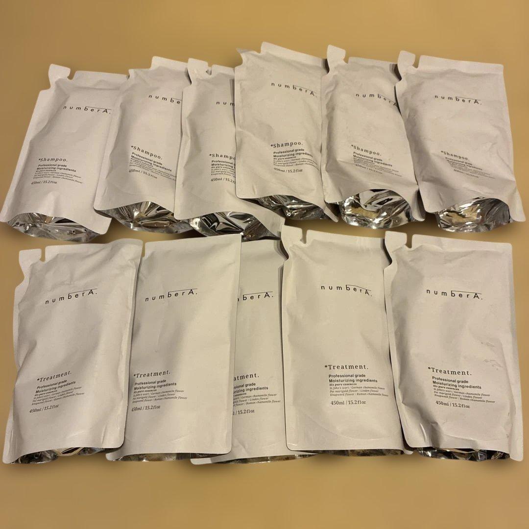 numberA.ナンバーエー シャンプー6本＆コンディショナー5本セット♪