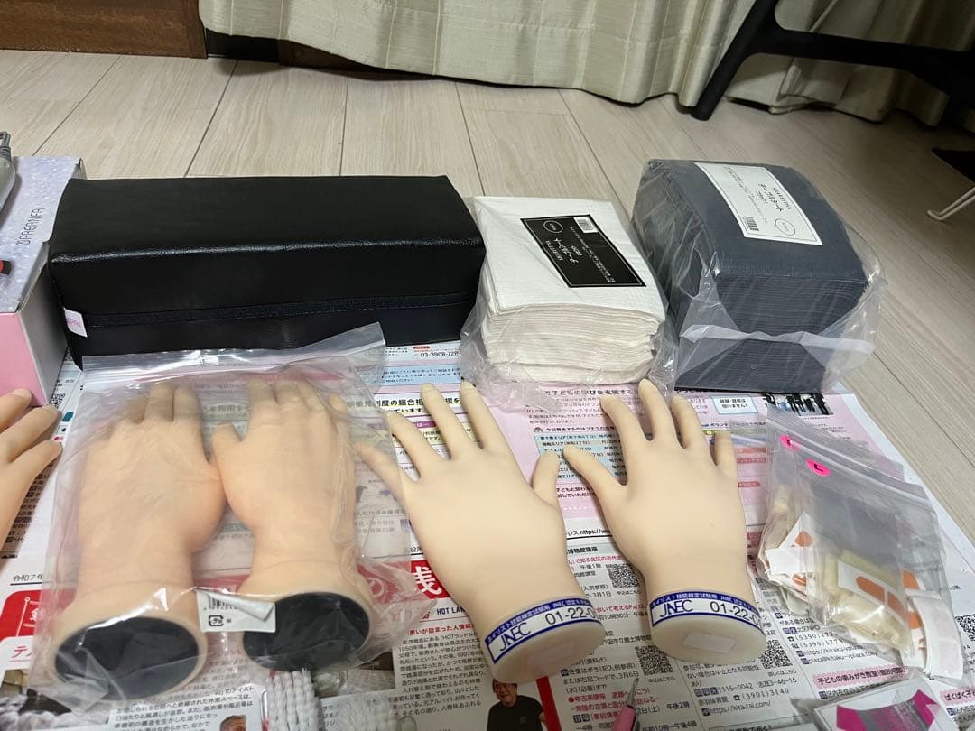 (ma*)ネイリスト検定用品セット 練習用手付き