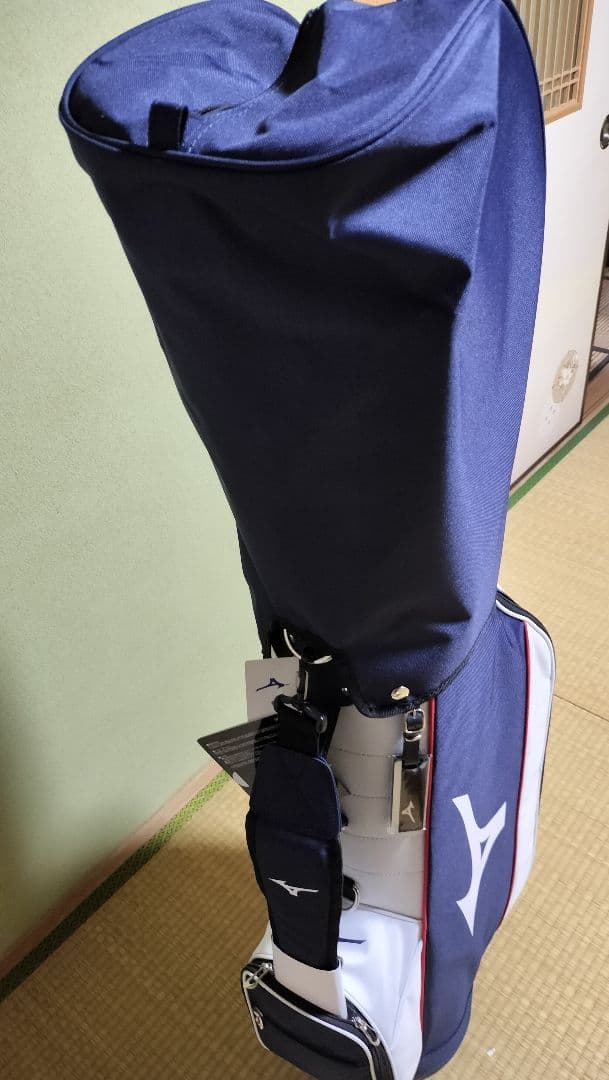 Mizuno キャディバッグ 9型 ネイビー/ホワイト