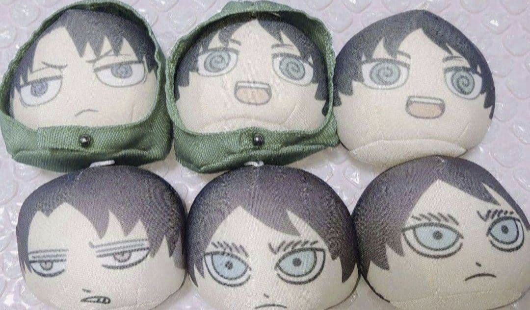 進撃の巨人 リヴァイ エレン ぬいぐるみ マスコット attackontitan
