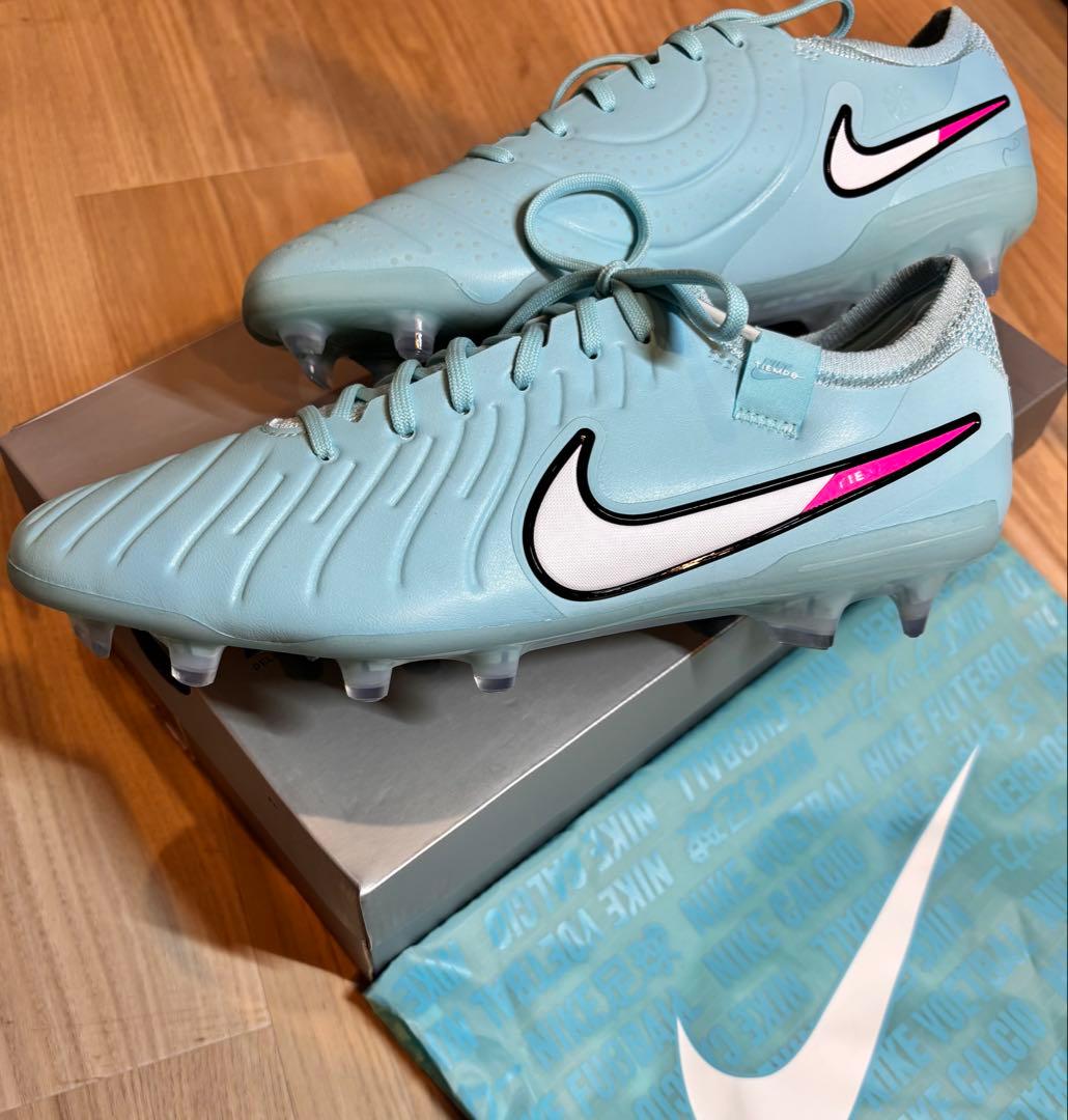 NIKE ナイキ ティエンポレジェンド10 エリート FG 27cm 水色