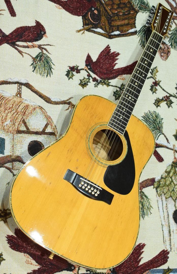 YAMAHA 国産 FG12-350 12弦アコースティックギター 演奏性良好！
