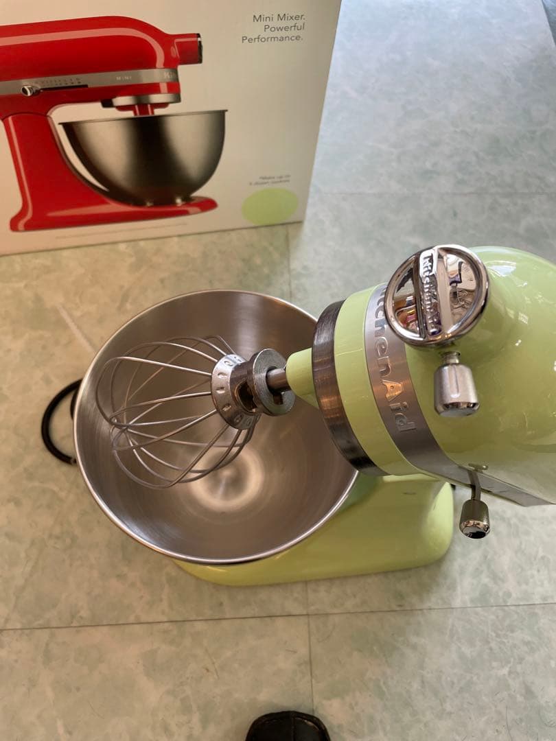 【新品 未使用】KitchenAid 9KSM3311XHW GREEN