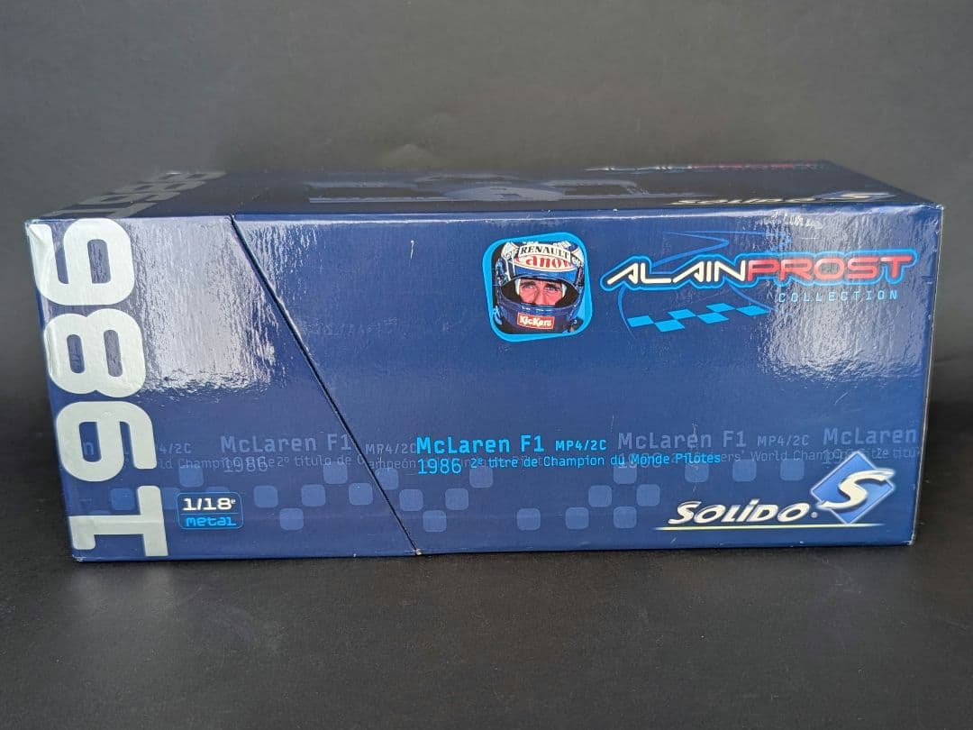 SOLIDO 1/18 マクラーレン F1 MP4/2C 1986 A.プロスト