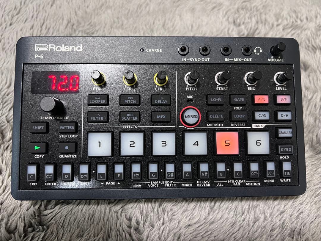 DJ機材 Roland AIRA Compact P-6 CREATIVE SAMPLER