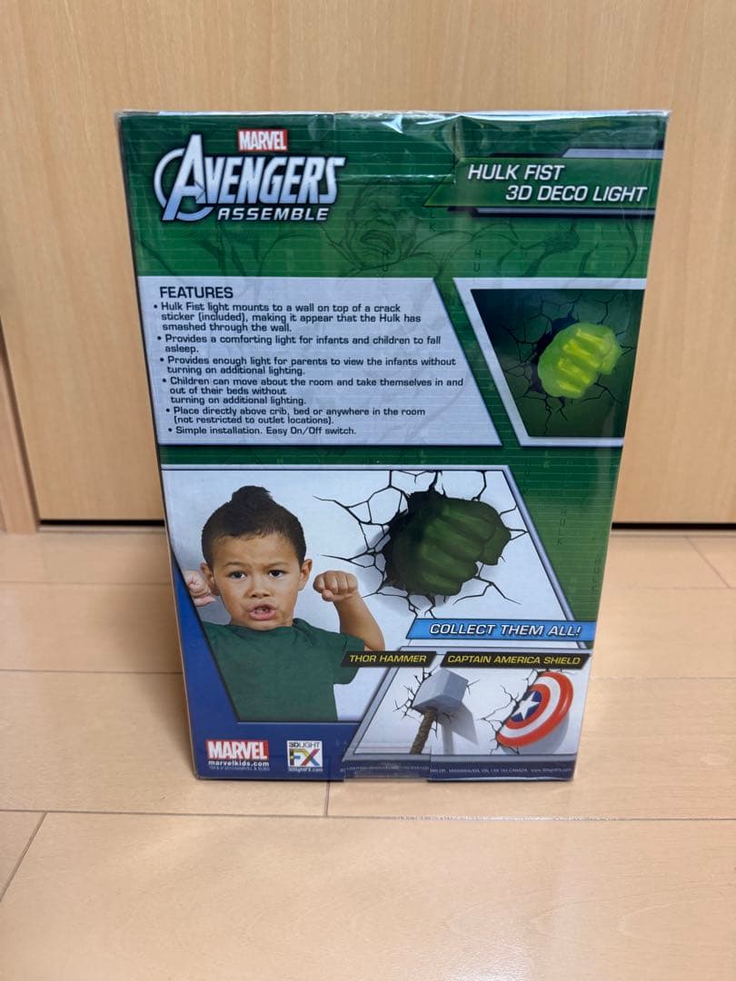 3D デコライト / マーベル： ハルク フィスト