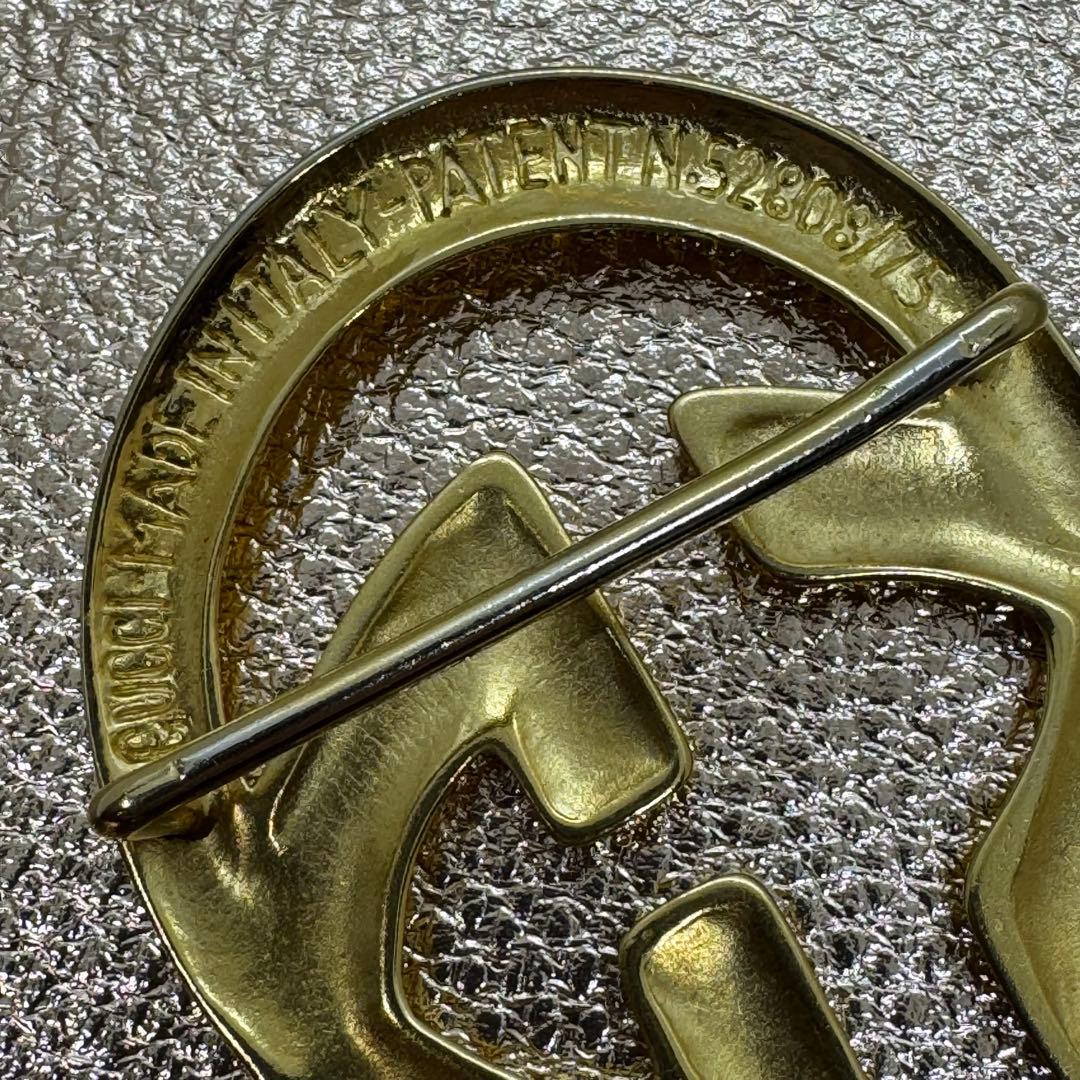 GUCCI ダークブラウン レザー ベルト