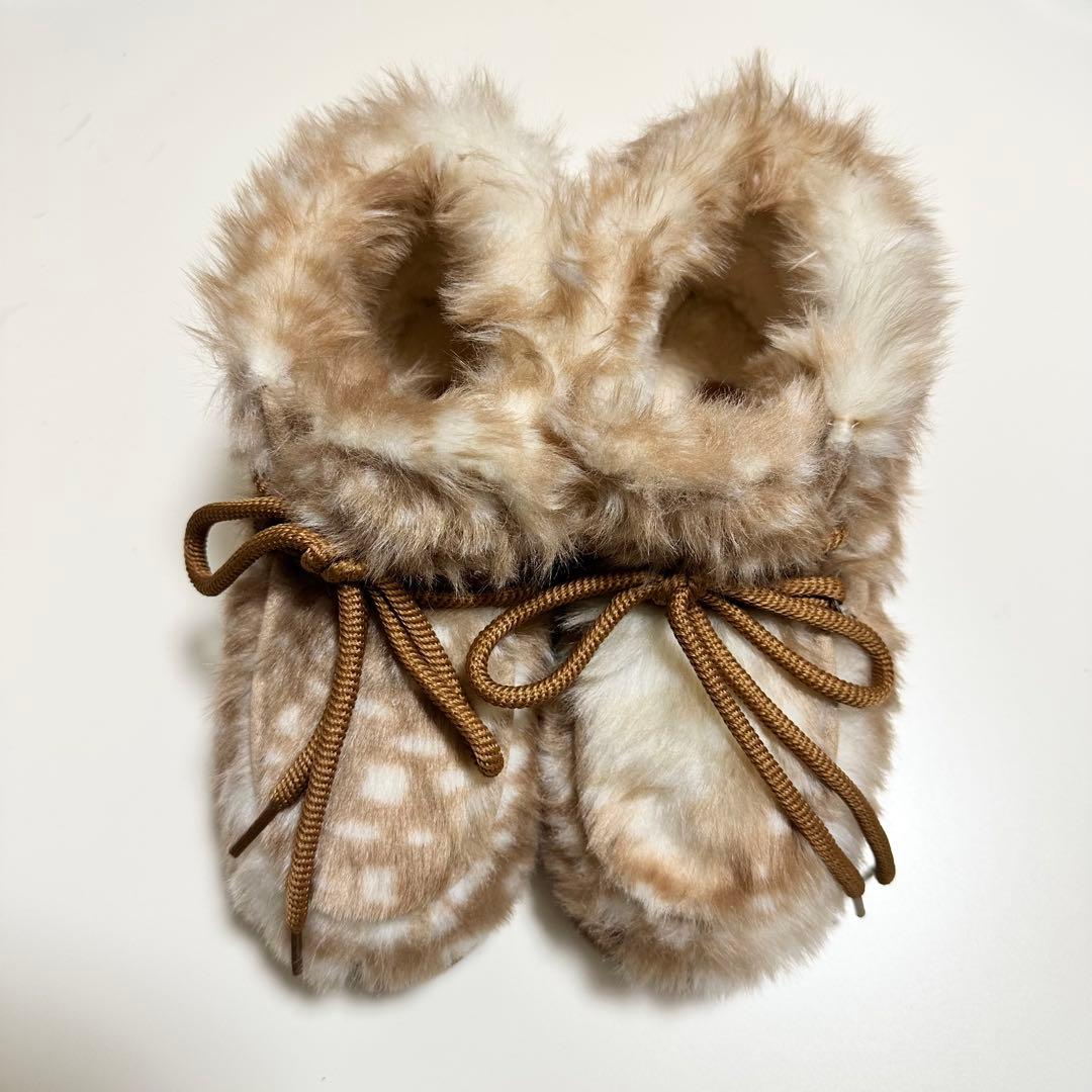 ニコアンド niko and… オリジナルフェイクムートンモカシンブーツ S