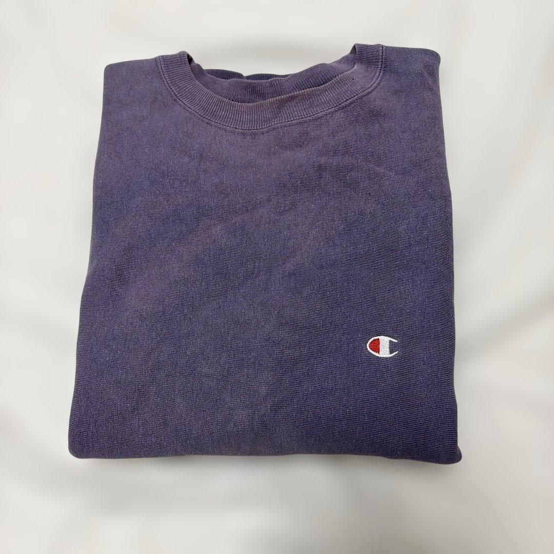 Champion Reverse Weaveパープル トレーナー