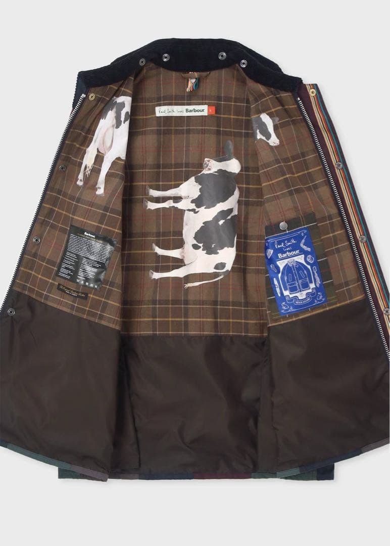 Paul Smith Barbour Bedale ミックスアップ フード付き