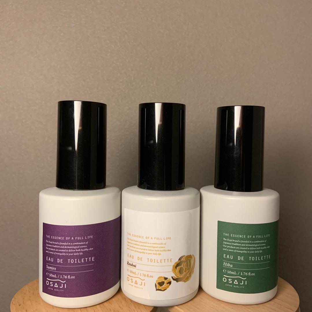OSAJI オードトワレ香水　3本セット(菫　蝋梅　檜葉)