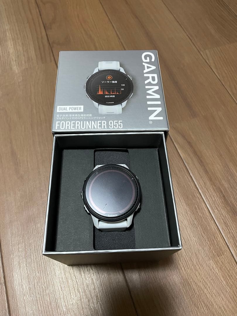 Garmin Forerunner 955 Dual Power ホワイト