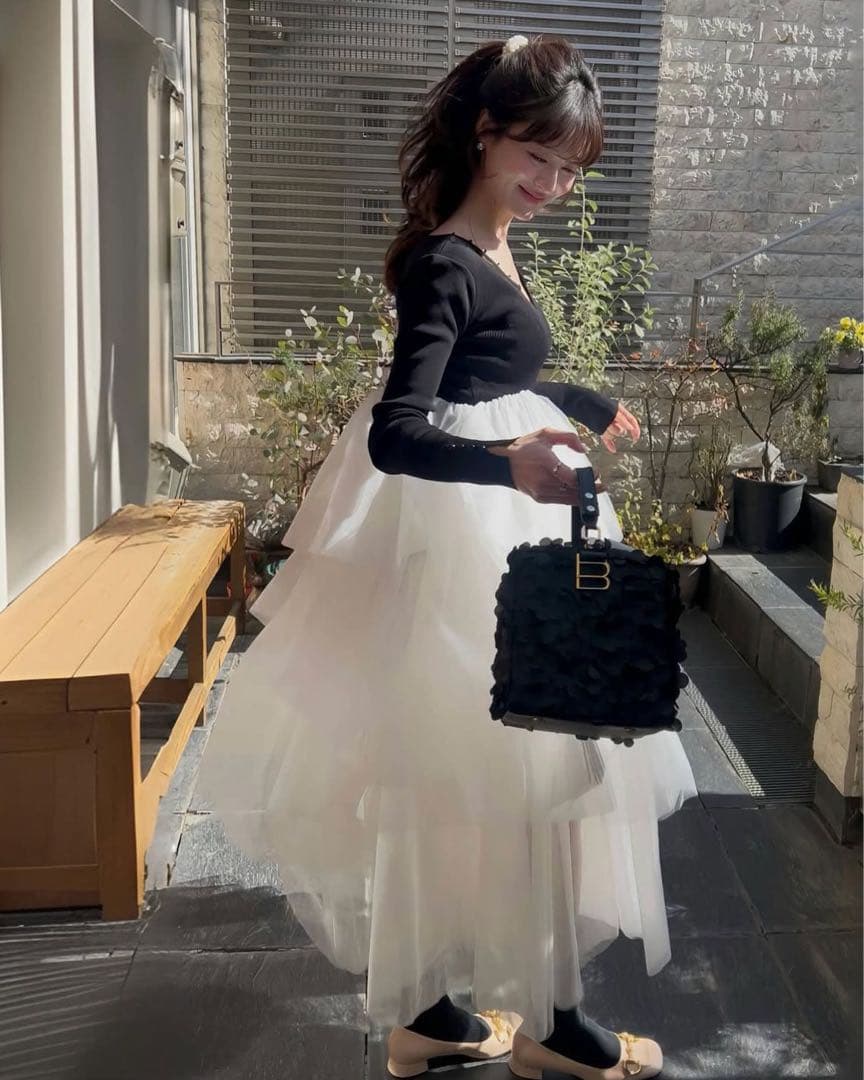 専用bibiy DELPHINE TULLE DRESS ひめか 山田優 着用