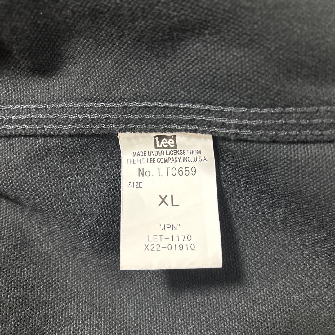 ゴダン鈴本Lee LT0659 カバーオールジャケット ブラック XL