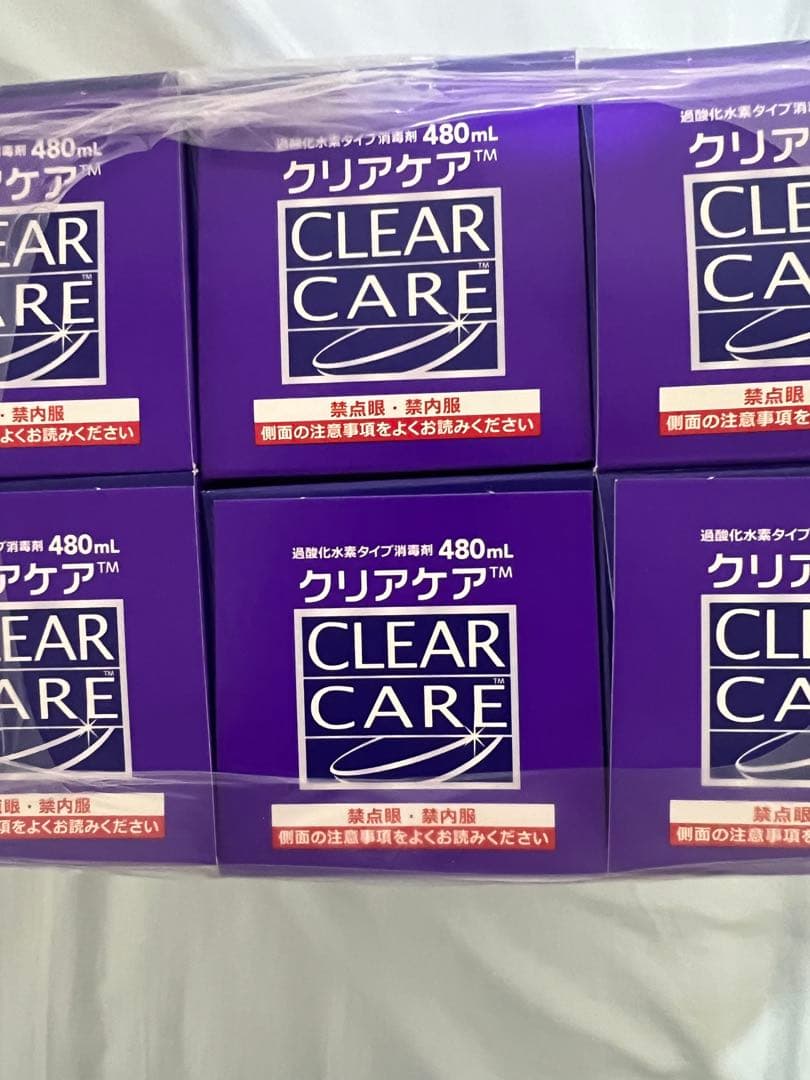 大容量！ クリアケア ソフトコンタクト洗浄液 480ml 6本セット