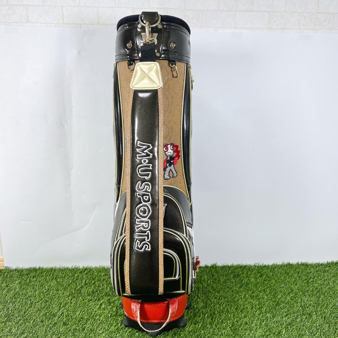 MU SPORTS ミエコ ウエサコ ゴルフ キャディバッグ キャスター付