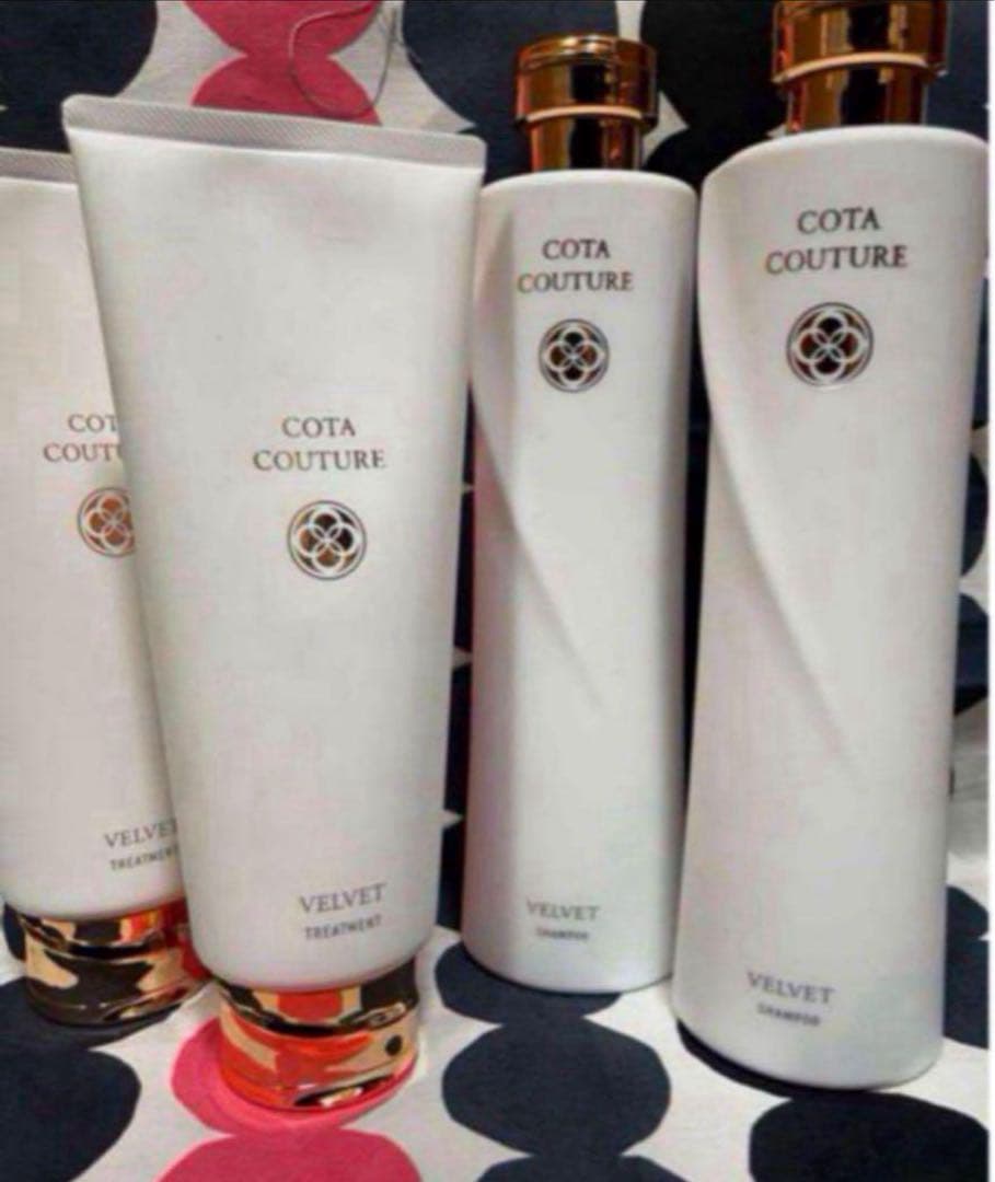 コタクチュールベルベットシャンプー300ml、トリートメント200g４本セット