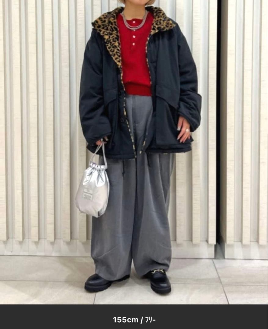 フリークスストア　リバーシブル レオパードボアジャケット