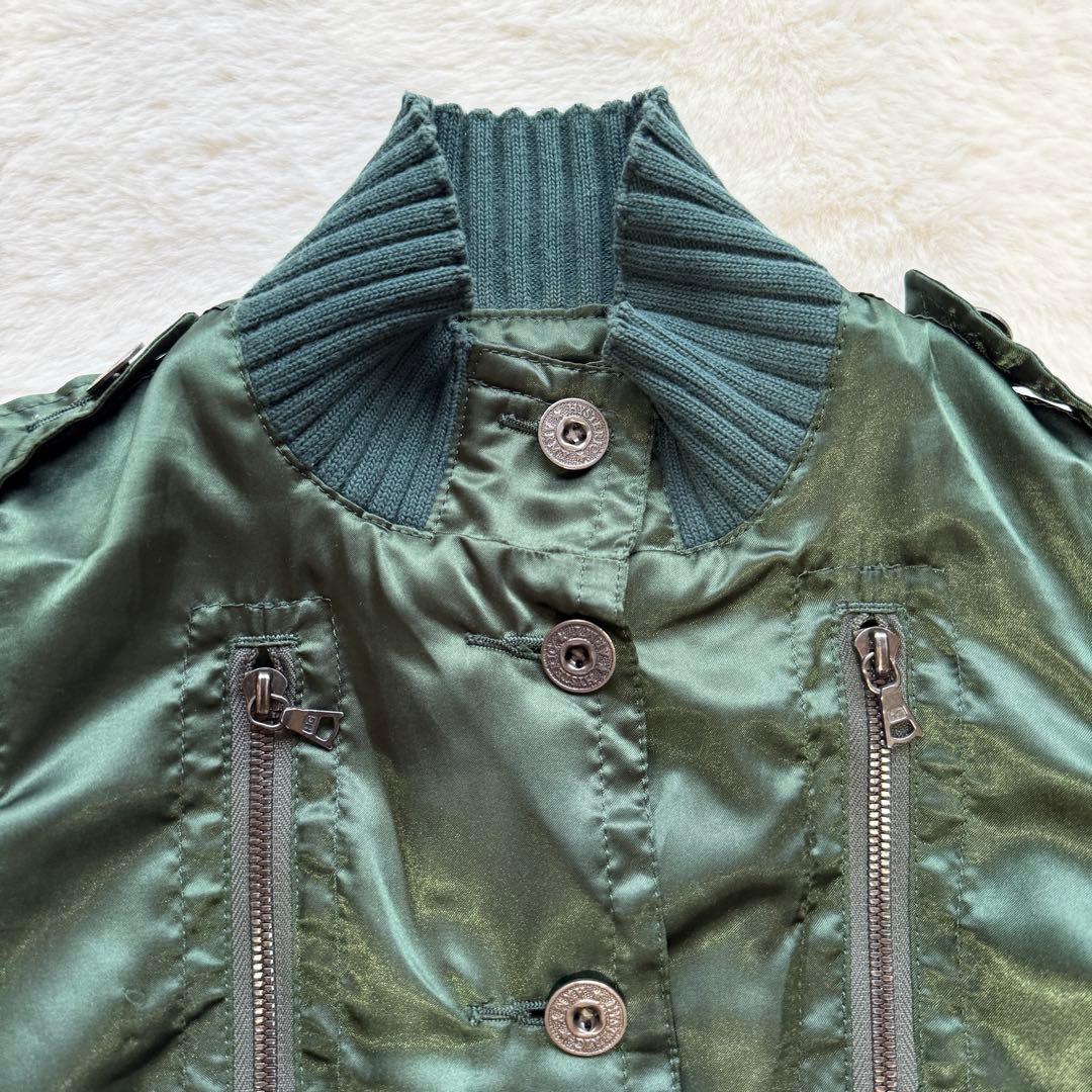 希少✨ ヒステリックグラマー スカジャン ブルゾンヒスガール 刺繍 グリーン