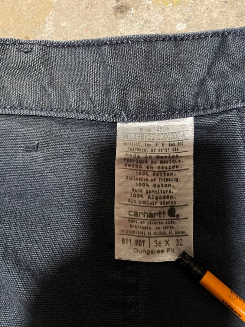 Carhartt ペインター　ペンキ　ネイビー　w36 90s
