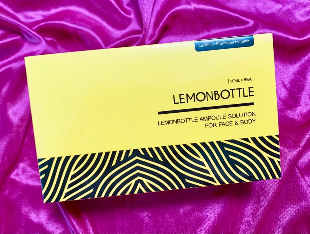 レモンボトル 即ヤセ❣️脂肪溶解液✩SOLUTION 10ml x 5本