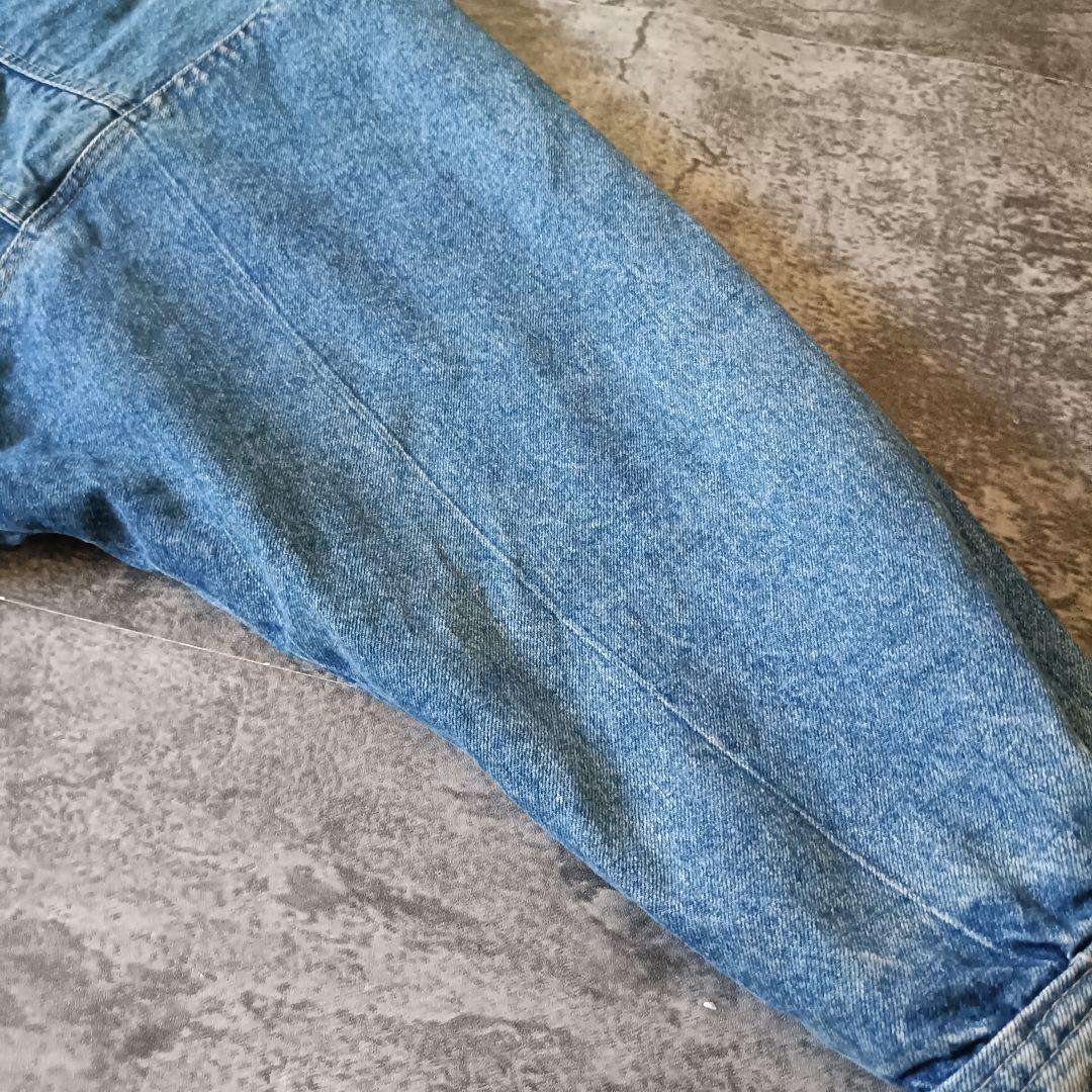 80s ユーロ RACING HORSE オーバーサイズ デニムブルゾン