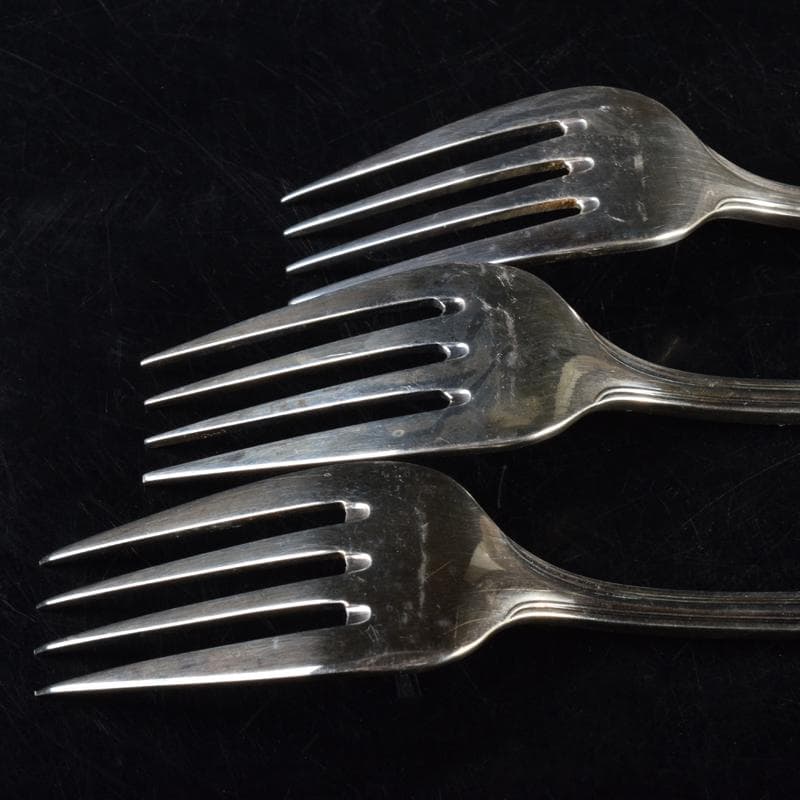 カトラリー　フランス製　クリストフル　フォーク　6点　箱付　V　7015