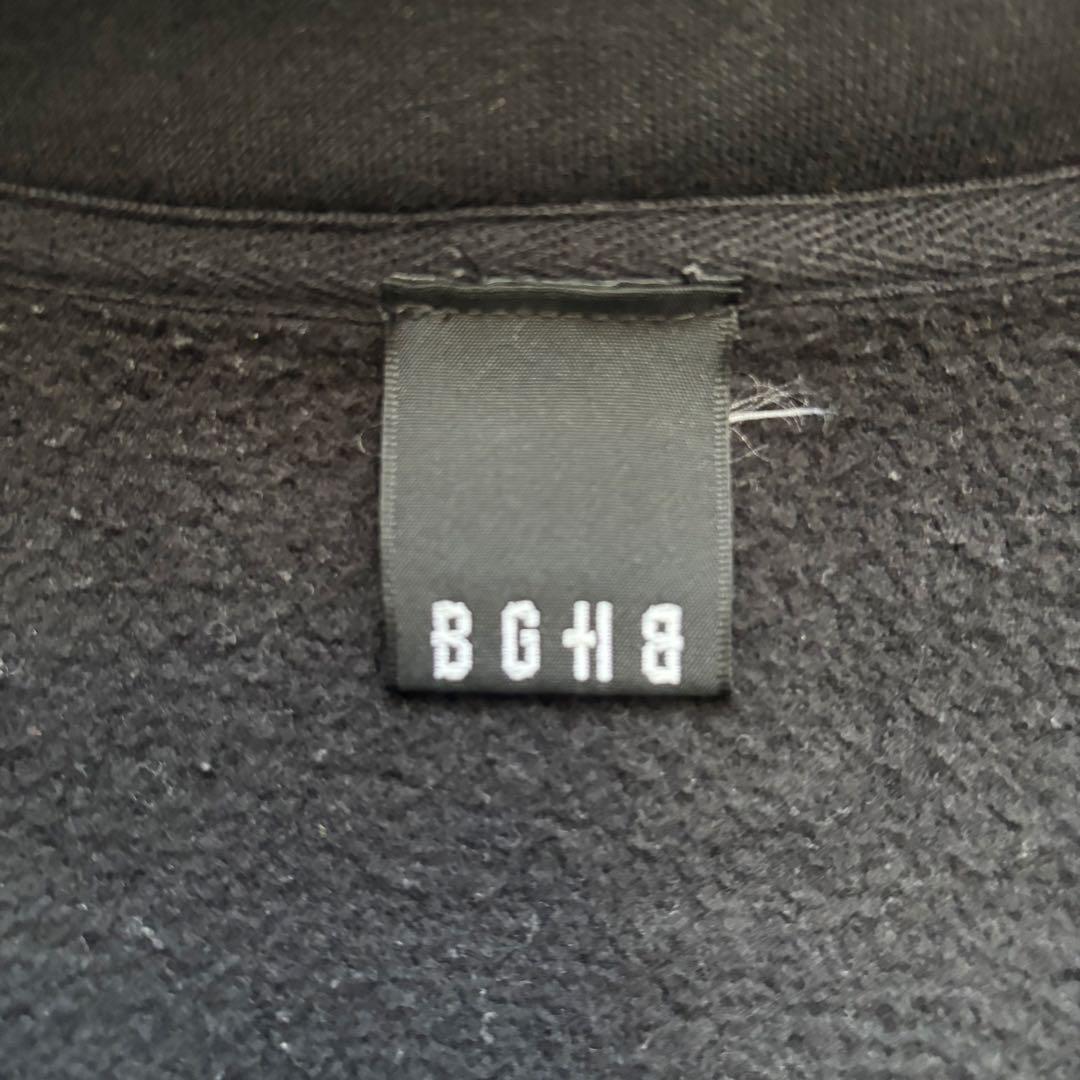 【美品】BAGARCH バガーチ　ブラック　ハーフジップ　トレーナー　裏起毛